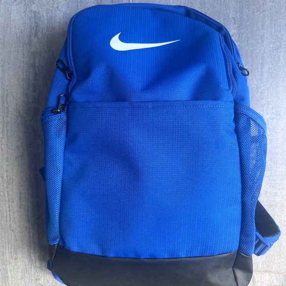 Nike Backpack Blue/Black - Durable Sports & Everyday Bag - Picture 1 of 12
